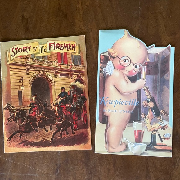 Illustrated Children's Books - Lot of 10 - Antique Reproductions - Die Cut Paper - Picture 4 of 8